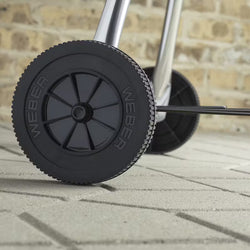 Weber Compact 47cm Charcoal Barbecue with lid and vents, perfect for outdoor grilling – available at Keans Claremorris