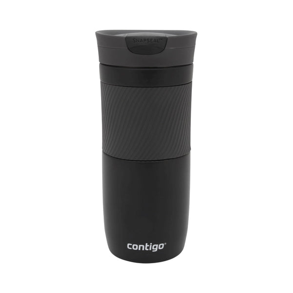 Contigo Byron 470ml Matte Black Insulated Travel Mug with SNAPSEAL, leak-proof, 12hr hot, 6hr cold – Keans Claremorris