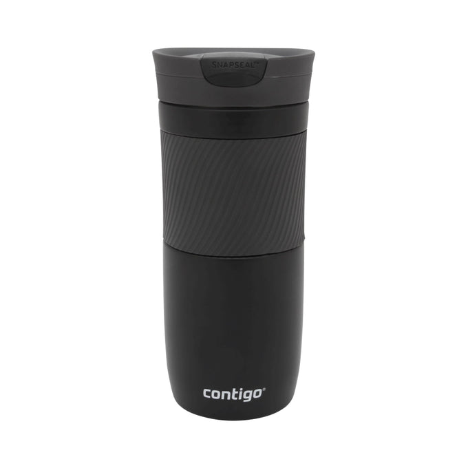 Contigo Byron 470ml Matte Black Insulated Travel Mug with SNAPSEAL, leak-proof, 12hr hot, 6hr cold – Keans Claremorris