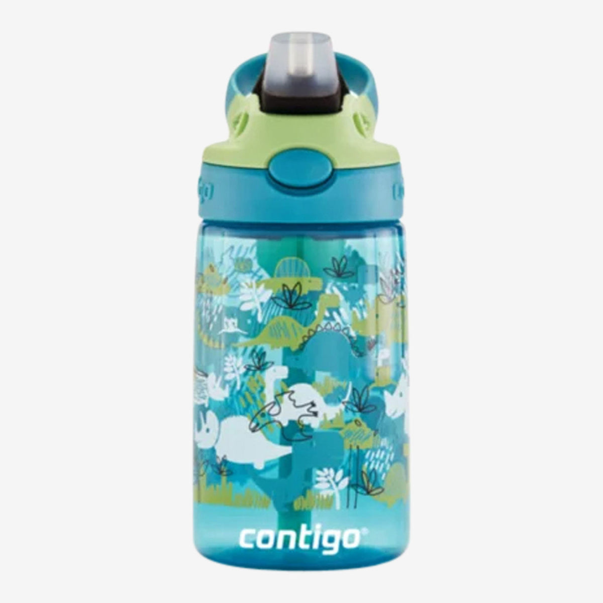 Contigo EasyClean AUTOSPOUT Kids Water Bottle 420ml - Green Dinoboy Keans Claremorris