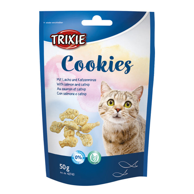 Cookies with salmon and catnip cat treats, no added sugar, 50g pack – Keans Claremorris