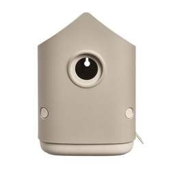 Cosy Bird House 18cm Mushroom Beige