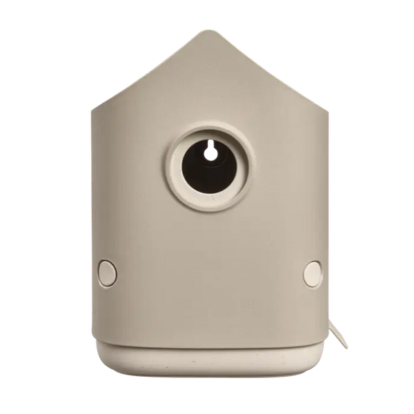 Cosy Bird House 18cm Mushroom Beige