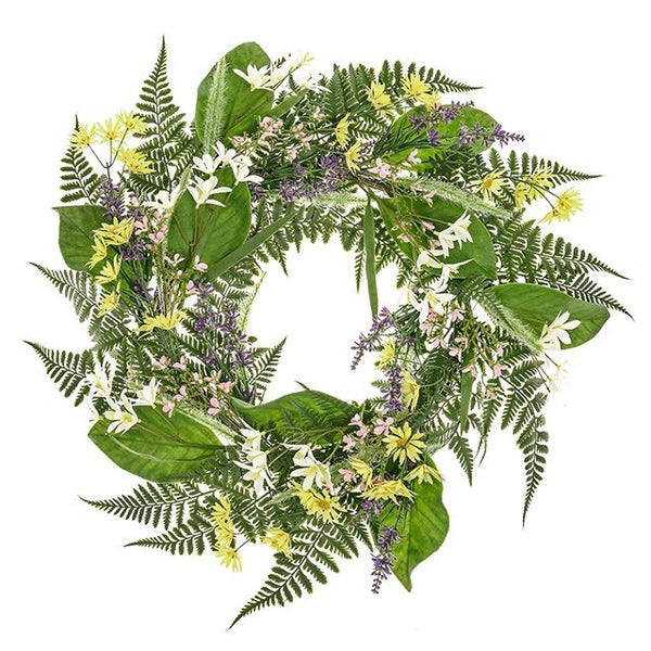 Country Bloom Wreath 61cm Keans Claremorris