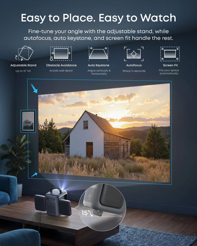 Soundcore Nebula P1I Smart Projector With Wifi And Bluetooth | D2200211 - Image 7