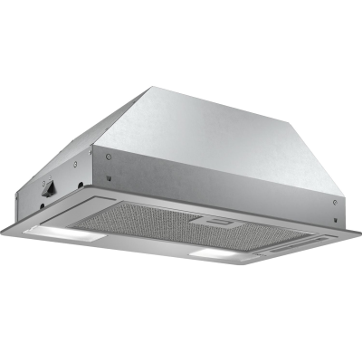 Neff D51NAA1C0B 54cm silver canopy cooker hood with LED lights, low noise, 3 speeds, high extraction – Keans Claremorris