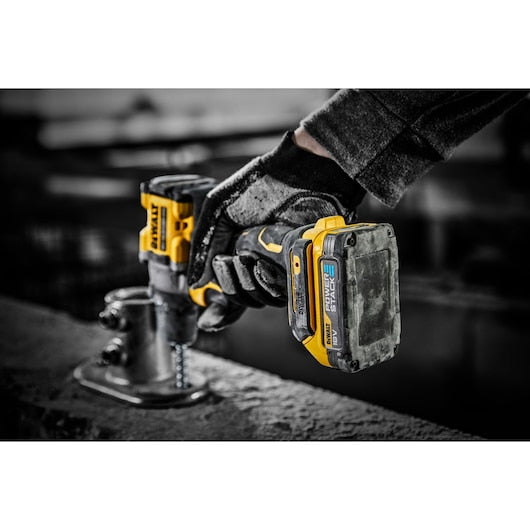 DEWALT DCBP034 XR Powerstack 18V 1.7Ah Li-ion Slide Battery, high performance, available at Keans Claremorris