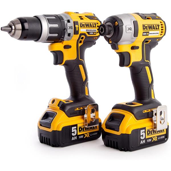 DeWalt DCK266P2T 18V XR Brushless Twin Kit WITH 2X 5AH Batteries