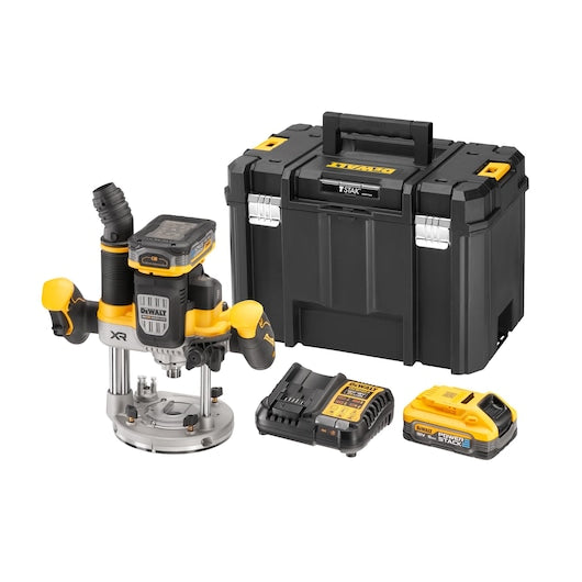 Dewalt DCW620H2 1/2in Plunge Router 18V 2 x 5.0Ah POWERSTACK™ Li-ion - Image 2
