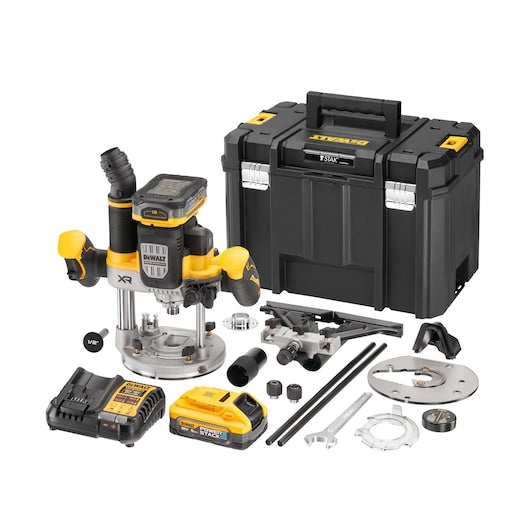 Dewalt DCW620H2 1/2in Plunge Router 18V 2 x 5.0Ah POWERSTACK™ Li-ion - Image 1