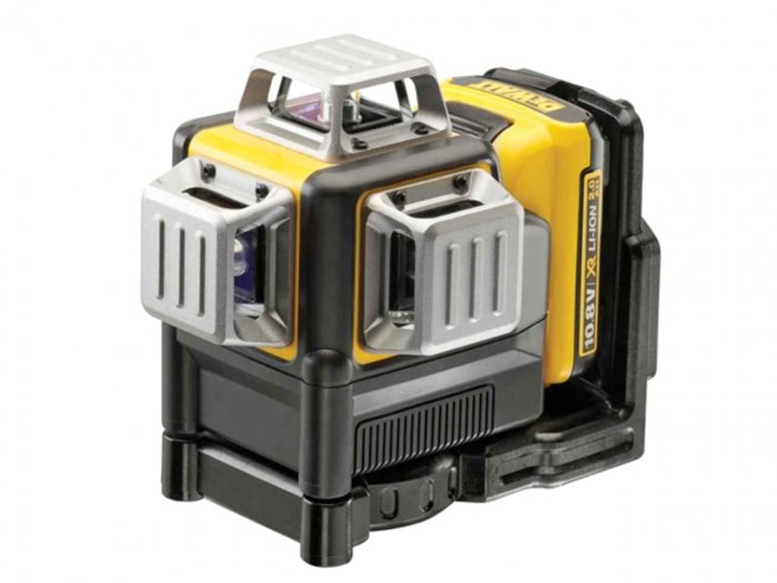 DeWalt DCE089D1G 10.8V 2.0Ah Li-Ion Self-Leveling Green Multi-Line Laser, available at Keans Claremorris