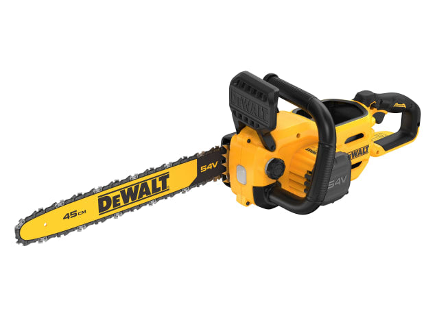 DEWALT XR FlexVolt 54V Chainsaw 45cm Bar, Brushless Motor, Auto-Oiling, Bare Unit – Keans Claremorris