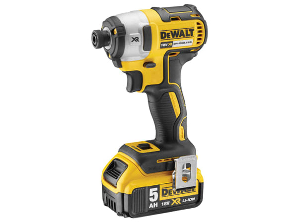 Dewalt 18V Brushless Impact Driver with 3-speed, 205Nm torque, 2x5.0Ah batteries – available at Keans Claremorris