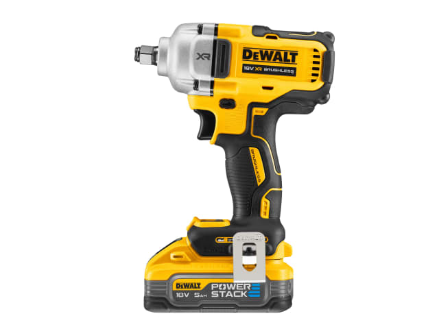 Dewalt 1/2in HR Anvil Impact Wrench 18V 2 x 5.0Ah POWERSTACK™ Li-ion - KeansClaremorris