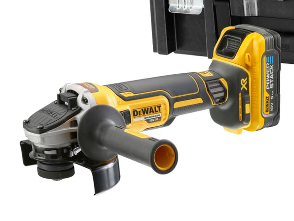 Dewalt DCG409H2T XR Advantage Grinder 125mm 18V 2 x POWERSTACK™ 5.0Ah Liion - KeansClaremorris