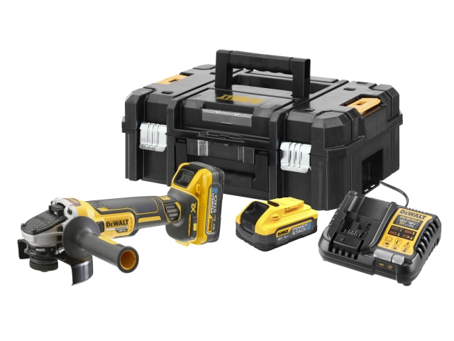 Dewalt DCG409H2T XR Advantage Grinder 125mm 18V 2 x POWERSTACK™ 5.0Ah Liion - KeansClaremorris