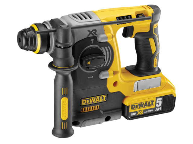 DEWALT DCH273P2 XR Brushless 18V SDS Plus Hammer Drill with 2x5.0Ah Batteries, 3 Modes, LED – Keans Claremorris