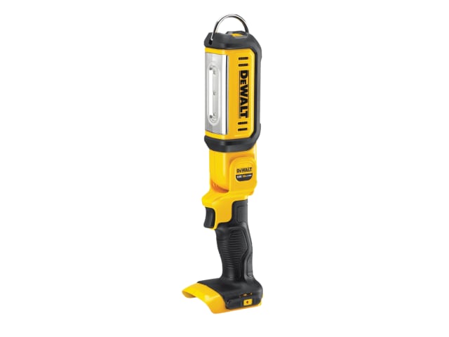 Dewalt XR 18V LED Work Light Bare Unit, 250-500 lumens, adjustable head, IP54, no battery included – Keans Claremorris