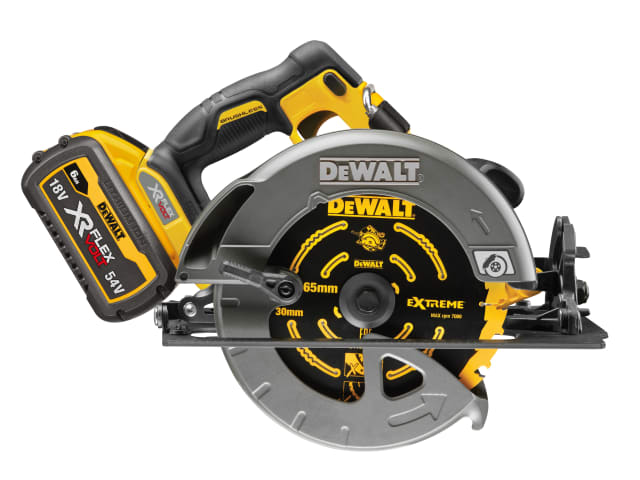 Dewalt DEWDCS578T2 XR FlexVolt 190mm 54V Circular Saw with 2x 6.0Ah Li-ion Batteries - Keans Claremorris