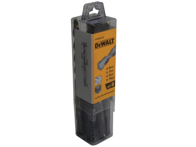 DeWalt SDS Drill Bit Set 8 Piece DT60300QZ for heavy-duty drilling, available at Keans Claremorris.