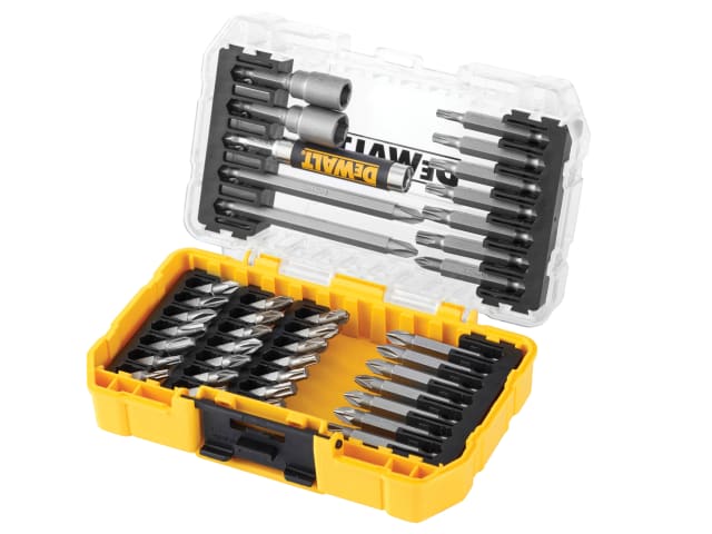 Dewalt DT70702 40-piece screwdriving set with durable bits, ideal for precision tasks – available at Keans Claremorris.
