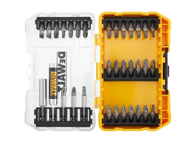 DeWALT 33-piece screwdriving set with TOUGH CASE+, magnetic bit holder, TSTAK compatible – Keans Claremorris