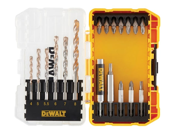 Dewalt DT70712 19-piece Extreme Masonry Drill Drive Set with TOUGH CASE+, magnetic guide, and bit holder - Keans Claremorris