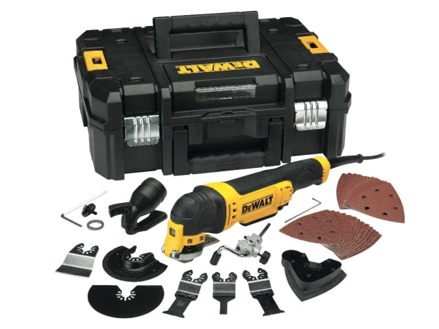 Dewalt DWE315KT 300W Multi-Tool Quick Change Kit with 37 Accessories and TSTAK Box - Keans Claremorris