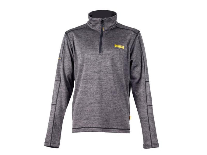 DeWalt Jonesborough 1/4in Zip Mid-Layer Fleece with stretch polyester, grid fleece backing, funnel neck – Keans Claremorris