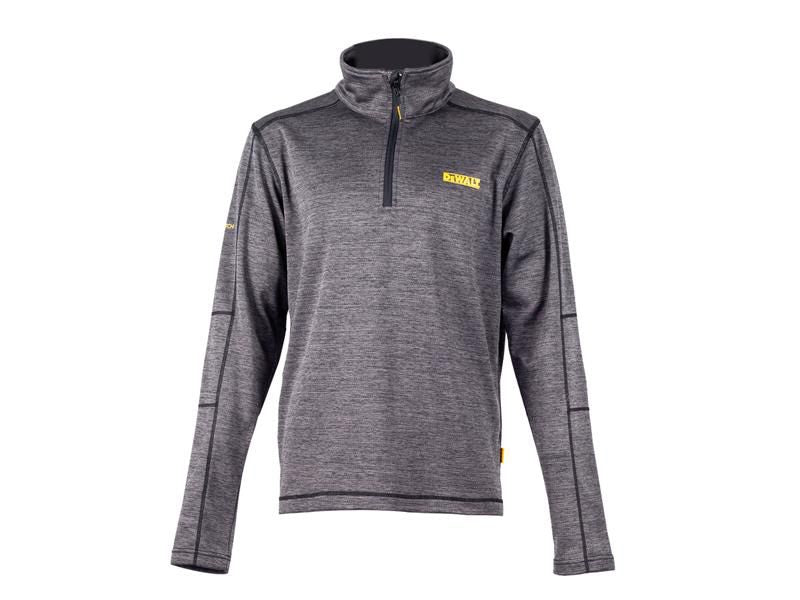 DeWalt Jonesborough 1/4in Zip Mid-Layer Fleece with stretch polyester, grid fleece backing, funnel neck – Keans Claremorris