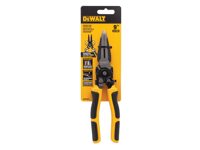 DeWalt Compound Action Long Nose Pliers - Image 8