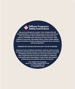 TORC Jasmine & Dark Amber Diffuser with elegant glass bottle, aromatic home fragrance – available at Keans Claremorris.