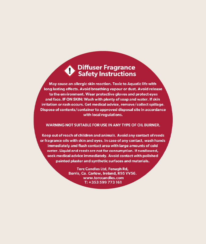 Torc Signature Large Diffuser with Spiced Cinnamon & Clove fragrance, aromatic home decor from Keans Claremorris