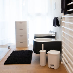 Domus Small Dustbin 6Ltr - White