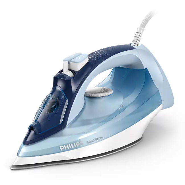 Philips 5000 Series 2400W Steam Iron with SteamGlide Plus soleplate, drip stop, 320ml tank – Keans Claremorris
