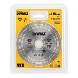 DeWalt Dry Diamond Blade 115mm (2 Pack)