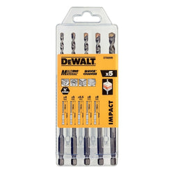DeWalt DT60099 Extreme Impact Masonry Drill Bit Set 5 Piece
