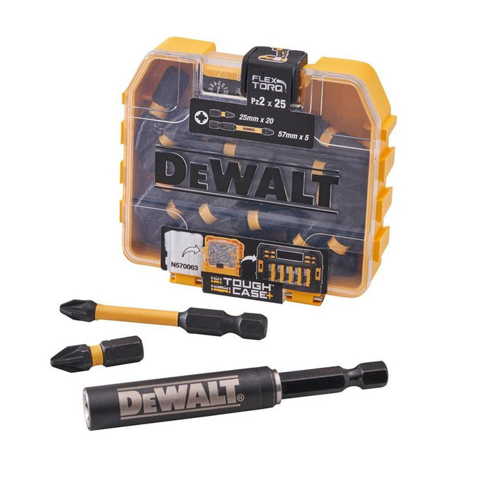 DEWALT Extreme PZ2 Impact Torsion Bits + Holder DT70589T-QZ - Image 2