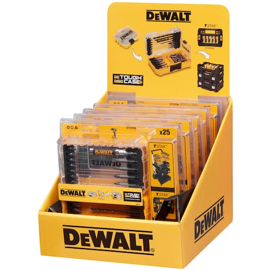 Dewalt DT70708 25-piece drill drive set with durable bits, ideal for versatile drilling tasks - available at Keans
