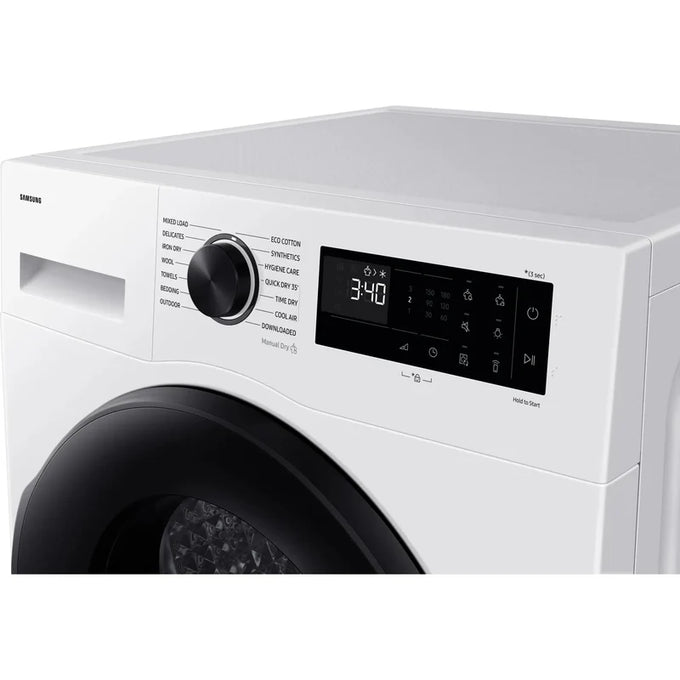 Samsung 9kg Heat Pump Tumble Dryer – White| DV90DG52A0AEEU - Image 3