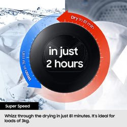 Samsung Series 6 OptimalDry WiFi 9 kg Heat Pump Tumble Dryer