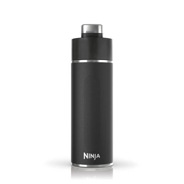 Ninja Thirsti 530ml black insulated travel bottle, triple thermo, leak-proof, keeps drinks cold 24h, hot 8h – Kean’s