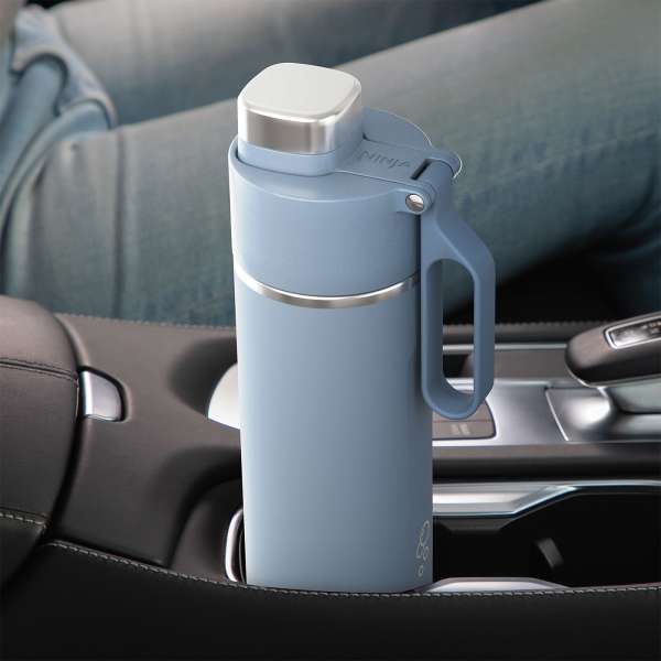 Ninja Thirsti 530ml Blue Insulated Travel Bottle DW1801EUUKBL - Keeps drinks hot or cold | Keans Claremorris