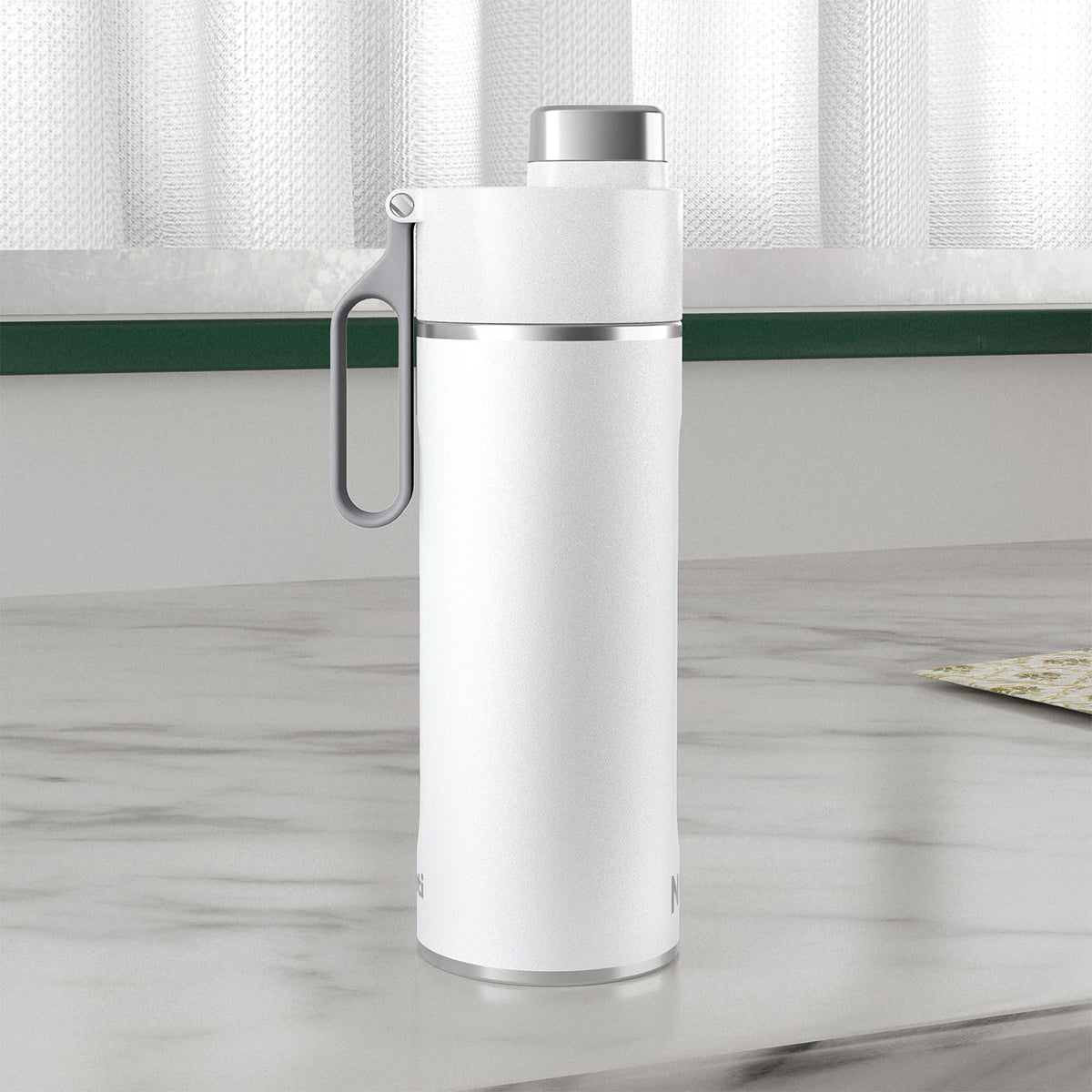 Ninja Thirsti 530ml White Insulated Travel Bottle DW1801EUUKWH - Keeps drinks hot or cold | Keans Claremorris