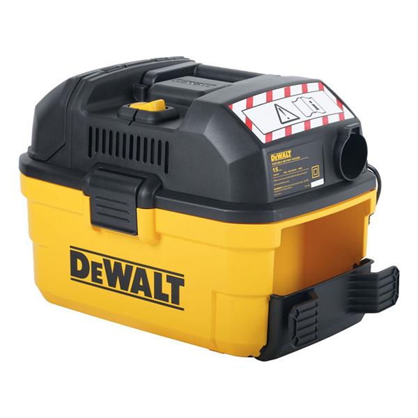 Dewalt DXV15T 230V Wet & Dry Vacuum Cleaner, powerful industrial cleaning, available at Keans Claremorris.