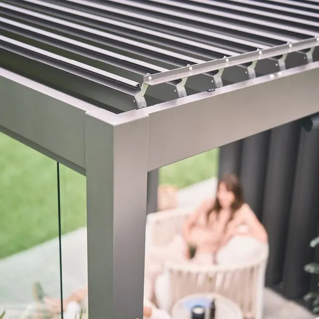 Biohort Pergola Metallic Quartz Grey Frame - Image 7