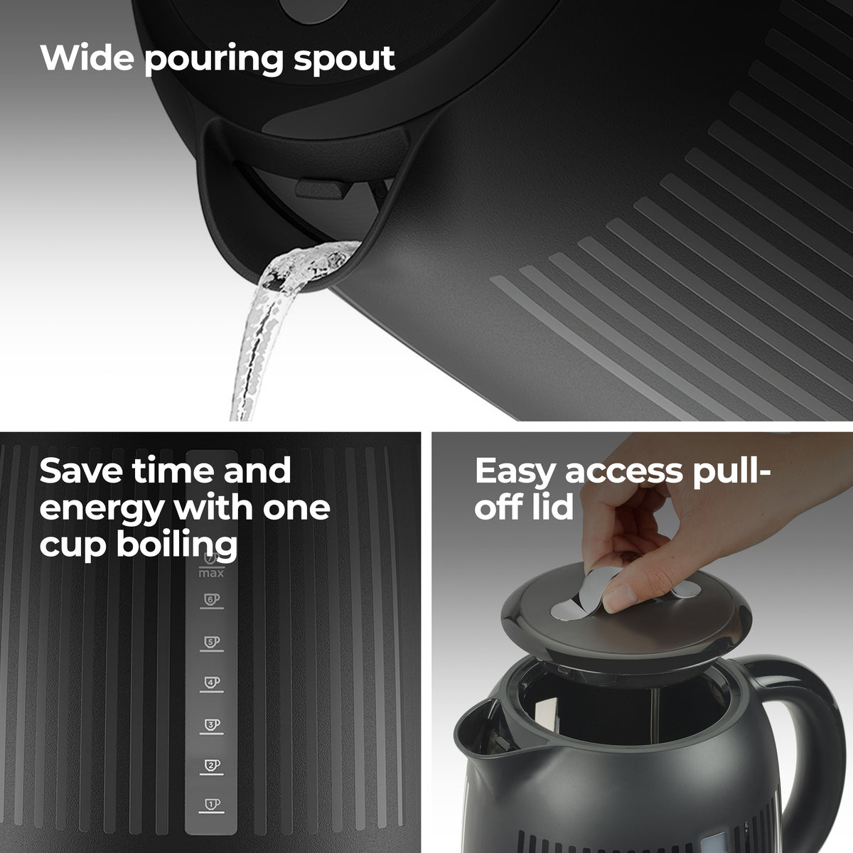 Kenwood Dawn Collection Black Kettle | ZJP09.000BK - Image 6