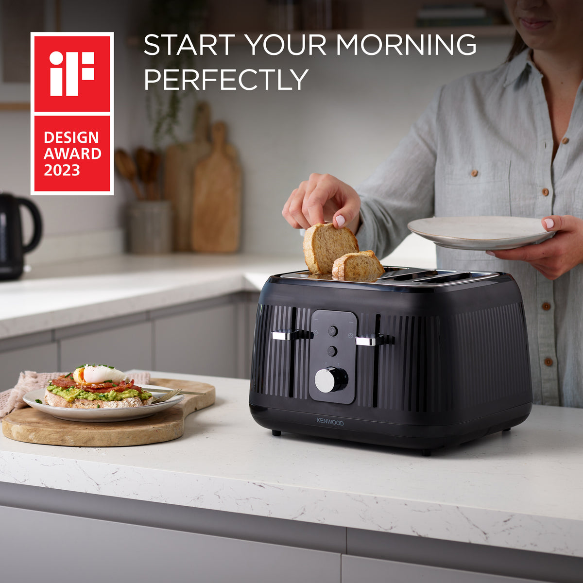 Kenwood Dawn Collection Black Toaster | TFP09.000BK - Image 12