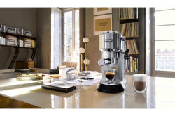 DeLonghi Dedica Style Barista Espresso & Cappuccino Machine Metal ECKG6820.M | Keans Claremorris