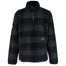 DeWalt Deansway 1/4 Zip Check Printed Sherpa Fleece Keans Claremorris